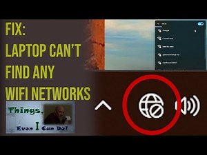 Fix: Laptop Can't See WiFi networks and related issues (Missing WiFi) (WiFi not showing) #howto