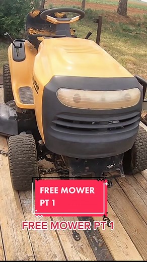 Free Junk Mower Rebuild Pt 1