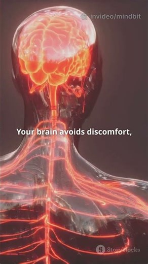 Your brain avoids discomfort, not failure.One Mindbit can change how you think🧠 #psychology #mindset