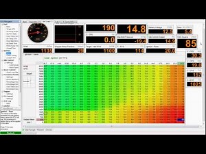 Haltech PS2000 freeway run with good ka24det ignition timing map 16.2 psi max 06/13/2012
