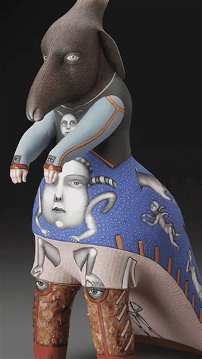 Can a sculpture be a canvas? For Sergei Isupov, it’s the foundation of his entire practice. Join this internationally renowned Estonian-American sculptor for a 1h 55min workshop bonus Q&A, and learn how to blend form and surface into surreal, narrative-driven ceramic artworks. 🎨 Explore figure-ground relationships 👁‍🗨 Paint surreal stories onto your sculptures ✍️ Discover how to combine sculpture & 2D imagery 📥 Lifetime access – stream or download anytime Sergei’s iconic work features animal