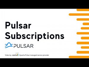 Apache Pulsar Subscription Types