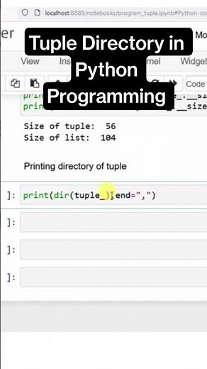 Boost Your Python Skills with Tuple dir()! #python #ai