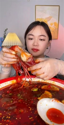 Part 6 Eating seafood 🥦🍅🥬 #chinesefood #yummy #foodie #spicy #mukbang | Eat with Boo