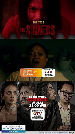 READY TO MAKE YOUR NIGHT TENSIVE! TWISTED 3! WEDNESDAY, THURSDAY, 23:00 WIB ON GTV #visionplusori...