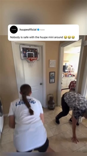 huupe | She didn’t have to break her ankles 😭‼️ (Via @liv_harness) #basketball #minihoops #minihoop | Instagram