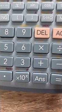 How to calculate exponential on scientific calculator