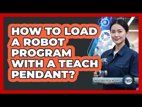 How To Load A Robot Program With A Teach Pendant?