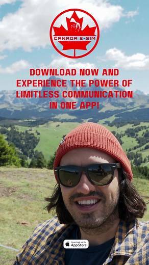 CANADA E-SIM: Embark on a global journey of emotions! No borders, just boundless impressions. Download now and experience the power of limitless communication in one app! No internet Speed Limits Global Coverage Cheaper than roaming Easy and fast install 150 Countries https://canada.esim.verum.im #CanadaEsim #canada #esim #travel #app