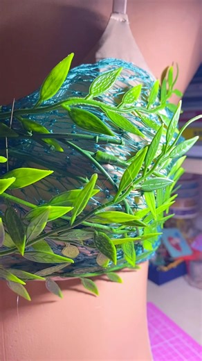 New project 🧜‍♀️🌱 #mermaid#diy#tutorial#craft#cosplay