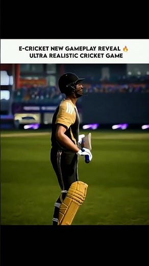 E-Cricket New Gameplay Reveal 🔥 Ultra Realistic Next-Gen Cricket Game | Full Gameplay #ecricket