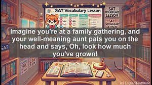 5000 Must Know SAT Vocabulary - Understanding Patronize: From Support to Condescension