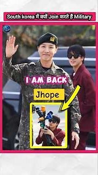 BTS Jhope Is Back From Military Service 🥰 | why he went in Army? 🤔 #btsjhope #jhopeedits #bts