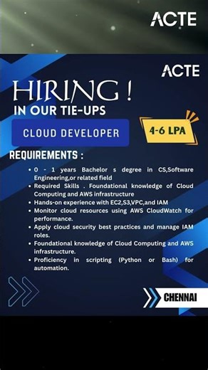 ACTE Technologies | Job Oriented Training With Placements in Chennai