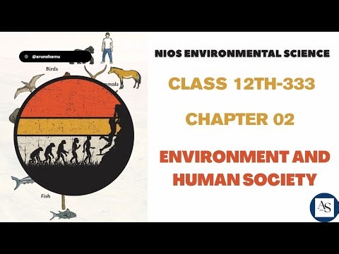 Environment & Human Society | COMPLETE Chapter-2 Class-12 | NIOS ENVIRONMENTAL SCIENCE | ‪@arunshamu‬