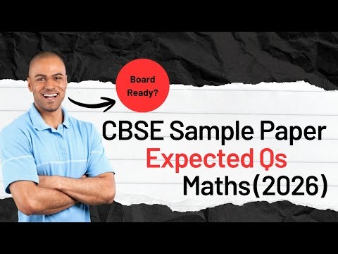 CBSE Sample Paper Maths Complete Solution | Part-1 | 30+ Marks Strategy For Boards🔥
