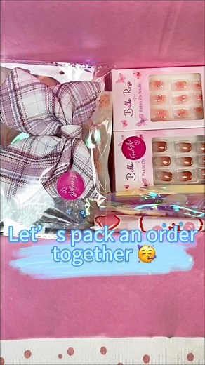 10K views · 311 reactions | Today let's pack press-on nail scoop for...