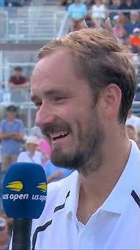Daniil Medvedev's daughter learns from the best 🤣 #StanSportAU #USOpen