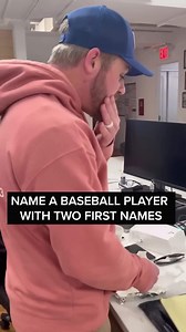 Naming baseball players with two first names #baseball #sports #mlb #names