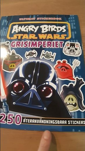 Angry Birds Star Wars Sticker book, Swedish Edition.