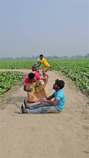 He attached the motorcycle to the fake legs.
