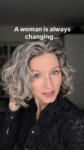 Repost @silverstorylife ... Change. I used to think it was something to fear 😒 That it meant loss, the end of something familiar. But now I know—change is life 🥰 It's the path back to myself 🥰 I look in the mirror and see a woman I might not have recognized before. Silver hair, a different gaze... But this woman knows who she is 💪 She no longer fears what others will say. She doesn’t wait for permission to be herself. Maturity didn’t come overnight 🩶 It was a quiet process of acceptance. An