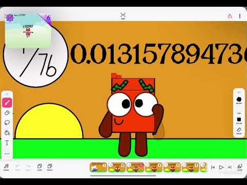 Numberblocks Band Fractions Decimal 16