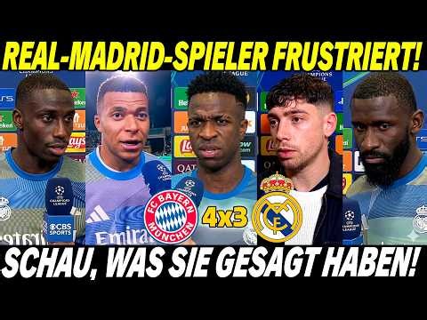 🚨AUSGESCHIEDEN! SCHAU, WAS DIE SPIELER VON REAL MADRID NACH DER NIEDERLAGE GEGEN BAYERN GESAGT HABEN