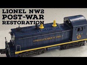 Lionel post-war NW2 No 624 restoration, review and running session