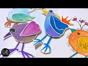 I reach for my paintbrush to bring my whimsical bird creations to life. So join me and build birds!