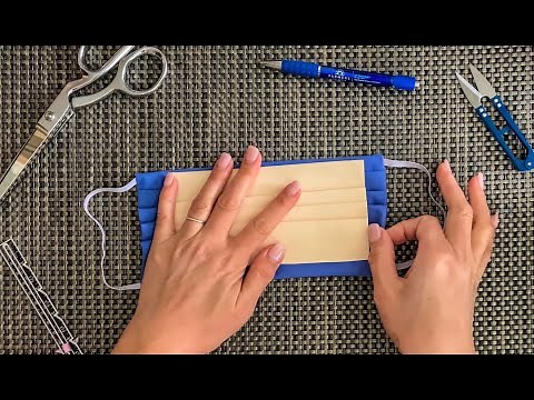 How to make Paper Templates for Pleated Face Mask
