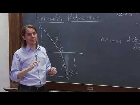 PHYS 201 | Fermat's Principle 3 - From Fermat to Snell