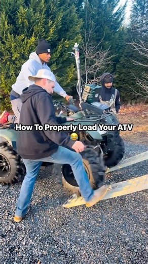 How to properly load your ATV 😂
