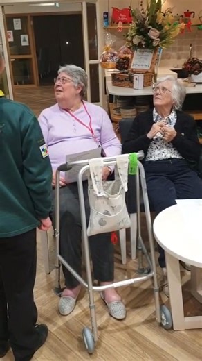 🟢 5th Brackley Cub Group Visit 🟡. We were delighted to welcome the cubs from the 5th Brackley Scout Group for a fun-filled evening !! The visit began with introductions and friendly chats, and it wasn’t long before residents and cubs paired up in teams for games. The room was full of laughter, excitement and plenty of enthusiastic cheering — all in the spirit of good fun!It was an especially meaningful day for Ray, who recently joined our Brackley family. Having been a cub, a scout and later a
