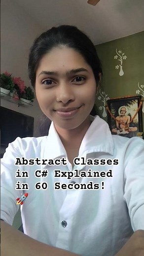 Abstract Classes in C# Explained in 60 Seconds! 🚀 #programming #dotnet #csharp #coding