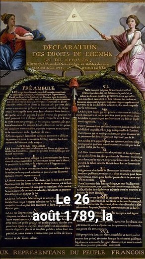 August 26, 1789: The Declaration of the Rights of Man and of the Citizen is adopted