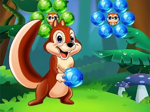 Play Bubbles Shooter Squirrel | Free Online  Games. KidzSearch.com
