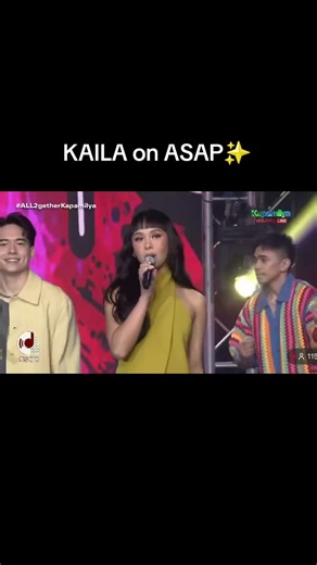 Kaila Estrada Shines on ASAP with Daniel Padilla