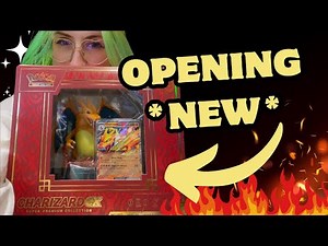*NEW* Pokémon TCG: Charizard ex Super-Premium Collection OPENING!