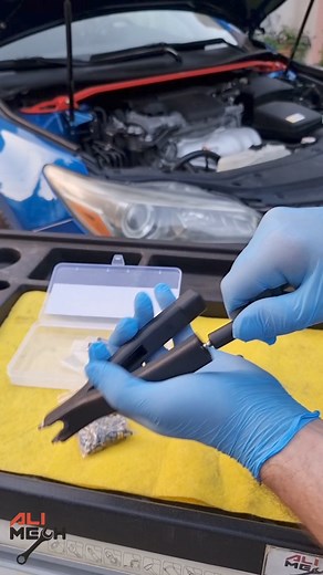 Fuel injector filter basket removing pliers #Flush #oilchange #mechanic #cargirls #carguys #carwash #cleaning #satisfyingvideo #detailing #meguaers #maintenance #camry #qualityparts #qualityrepairs #alimech #headlights #brakerotors #brakerotor #satisfying #spain #barcelona #oilchange #reelart #artreels #toyota #powertools #diyprojects #restoration | Alimech