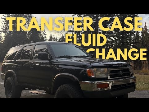How to Change Transfer Case Fluid on a 3rd Gen 4Runner (5-Speed Manual)