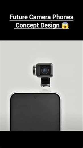 Future Smartphone Camera Concept Design #futuretech #trending #smartphone #camera #technology #dslr