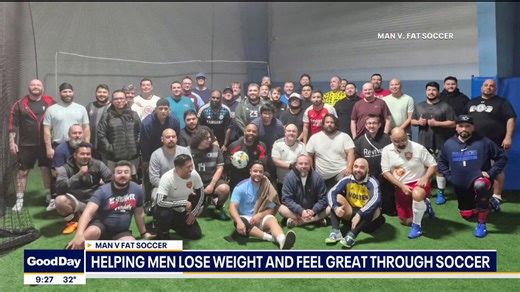 New 'Man vs Fat Soccer League' helps men lose weight