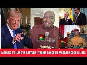 Maduro, IB's ally, captured! Trump sends an AES-encoded message