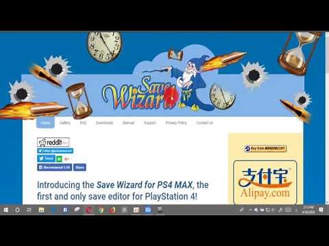 هاك جميع العاب برنامج save wizard حصرأ لجهاز ps4
