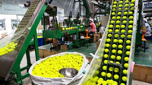 Amazing Manufacturing Process of Tennis Balls – How They’re Made