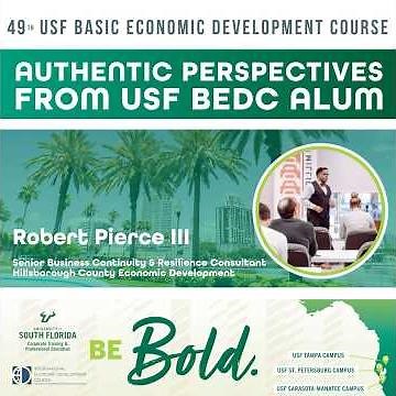 Basic Economic Development Course Testimonial - 3 | USF Corporate Training & Professional Education