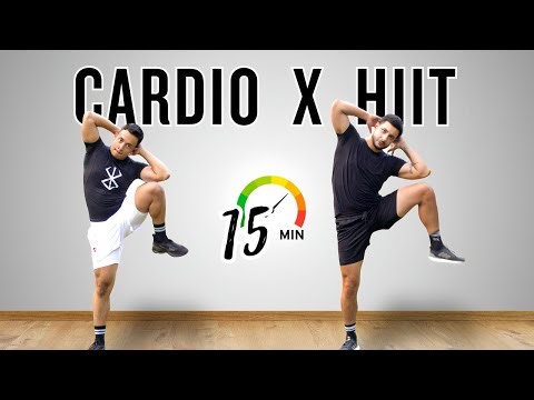 BURN 300 CALORIES with this 15 min cardio workout | HIIT Workout at home | No Equipment