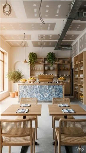 🍽️✨ Cafeteria Makeover | From Outdated to Modern Dining Space 🏫🔥 #beforeafter #timelapse #ai #aiart