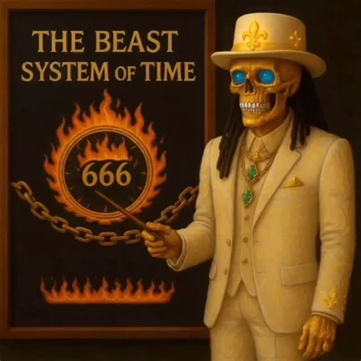 Baron Samedi Elasarus on Instagram: "🚨🚨 THE 666 TIME PRISON 🚨🚨 ⏳ Sixty seconds. Sixty minutes. Twenty-four hours. = 6-6-6. That’s not “time”… that’s a spell. Pope Gregory didn’t just give us a calendar — he gave us a cage. We been fooled. Brainwashed. Blue-beamed. Every tick of the clock = hypnosis. Every month = a box. Every year = a loop. Meanwhile the cosmos moves by solstices, equinoxes, moon phases, planetary alignments. We were cut off from cosmic time and shackled to Gregorian time. �